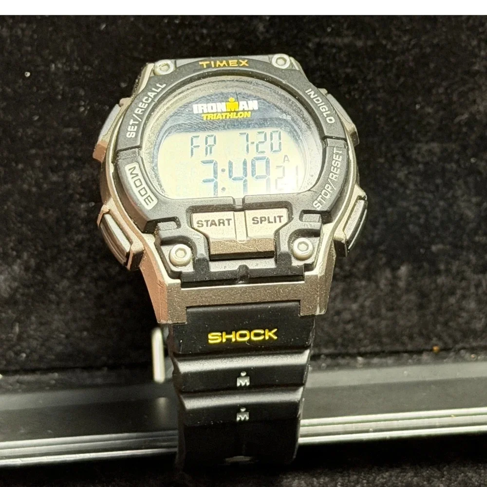 Timex Ironman Triathlon Shock Watch: 200M Water Resistant, 30 Lap Digital, WORKS